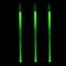 Hofert 48 LED Lighted Green Dripping Icicle Tube Christmas Lights - White Wire